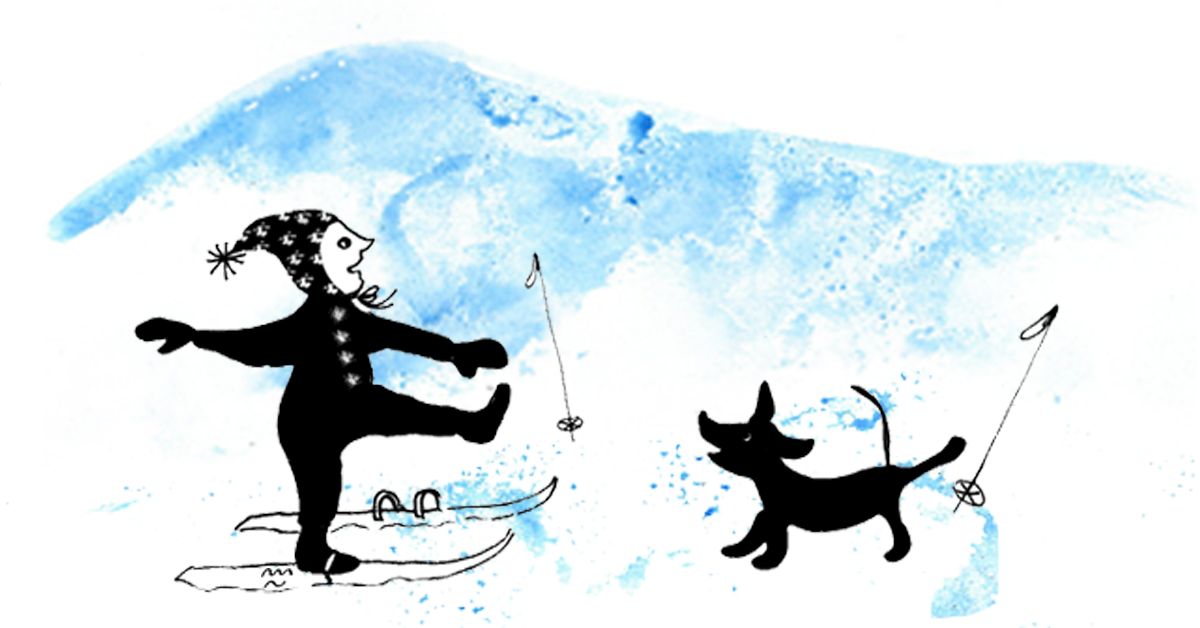 Poprvé na lyžích 2 – nakloněná rovina