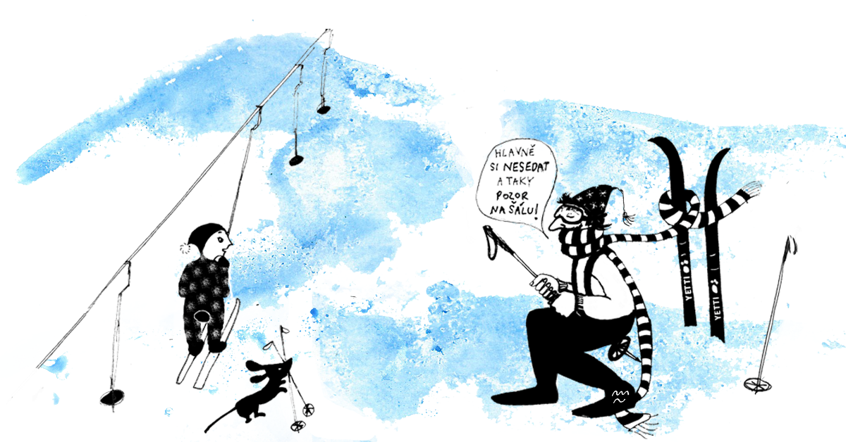 Poprvé na lyžích 3 – poprvé na vleku